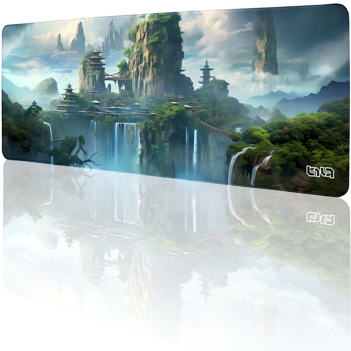 PODKŁADKA POD KLAWIATURĘ Latająca Wyspa 80x30 TILT XL Prezent Wodoodporna