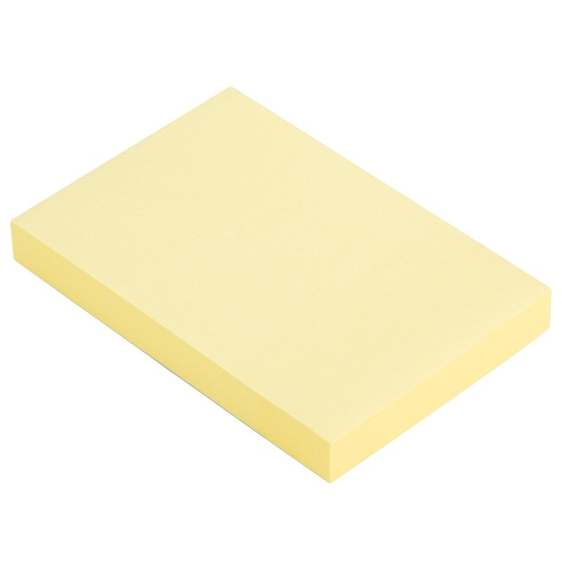 Notesy notes organizer samoprzylepne Deli 100 kartek 76X51mm żółte