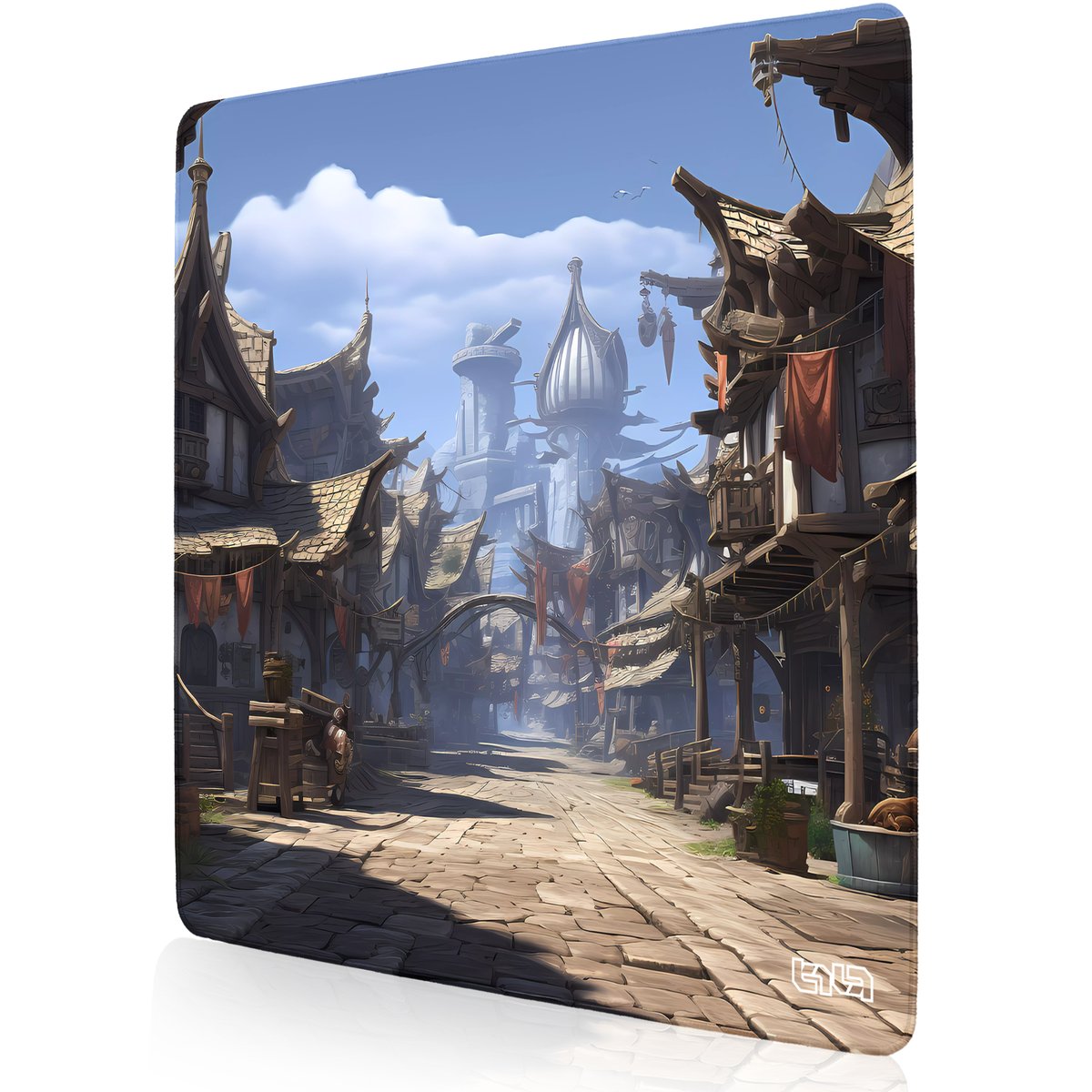 PODKŁADKA POD MYSZ GAMINGOWA Miasteczko Aether 50x50 TILT Gamingowa