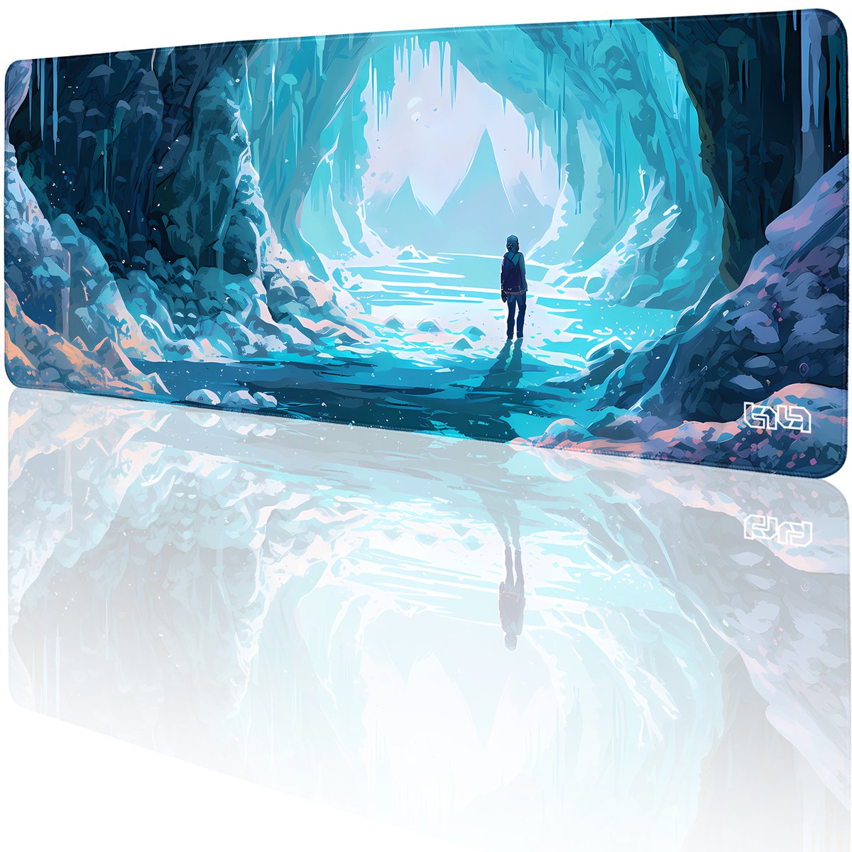 PODKŁADKA POD MYSZ GAMINGOWA Łamigłówka Mrozu 80x30 TILT Duża Dla gracza
