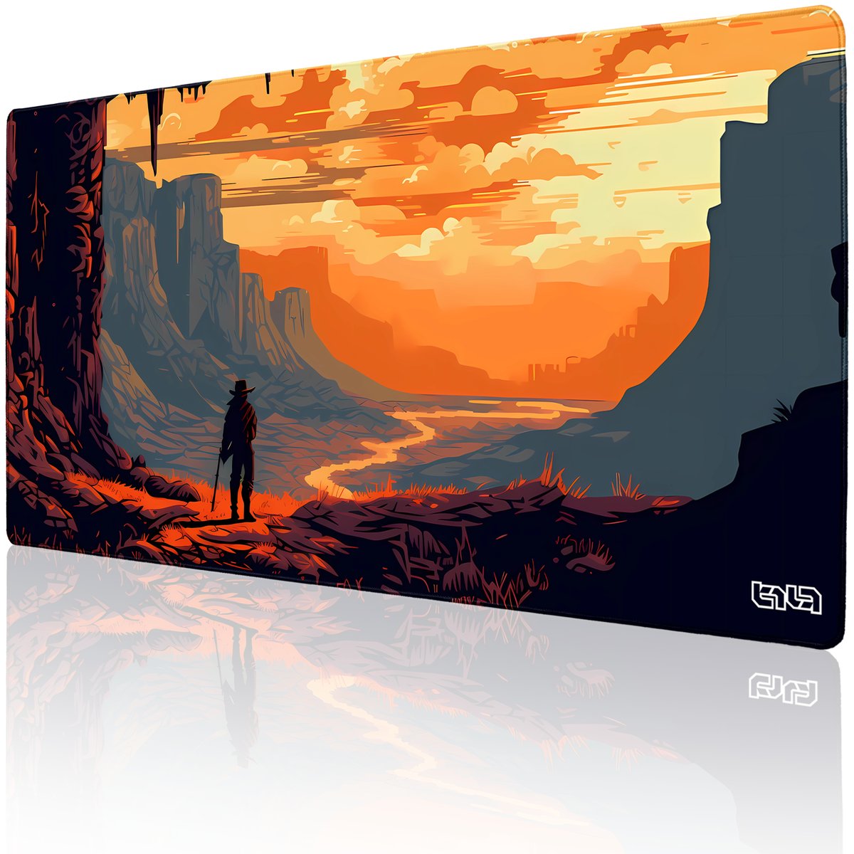 PODKŁADKA POD MYSZ GAMINGOWA Kanion Konfrontacji 100x50 TILT Wytrzymała