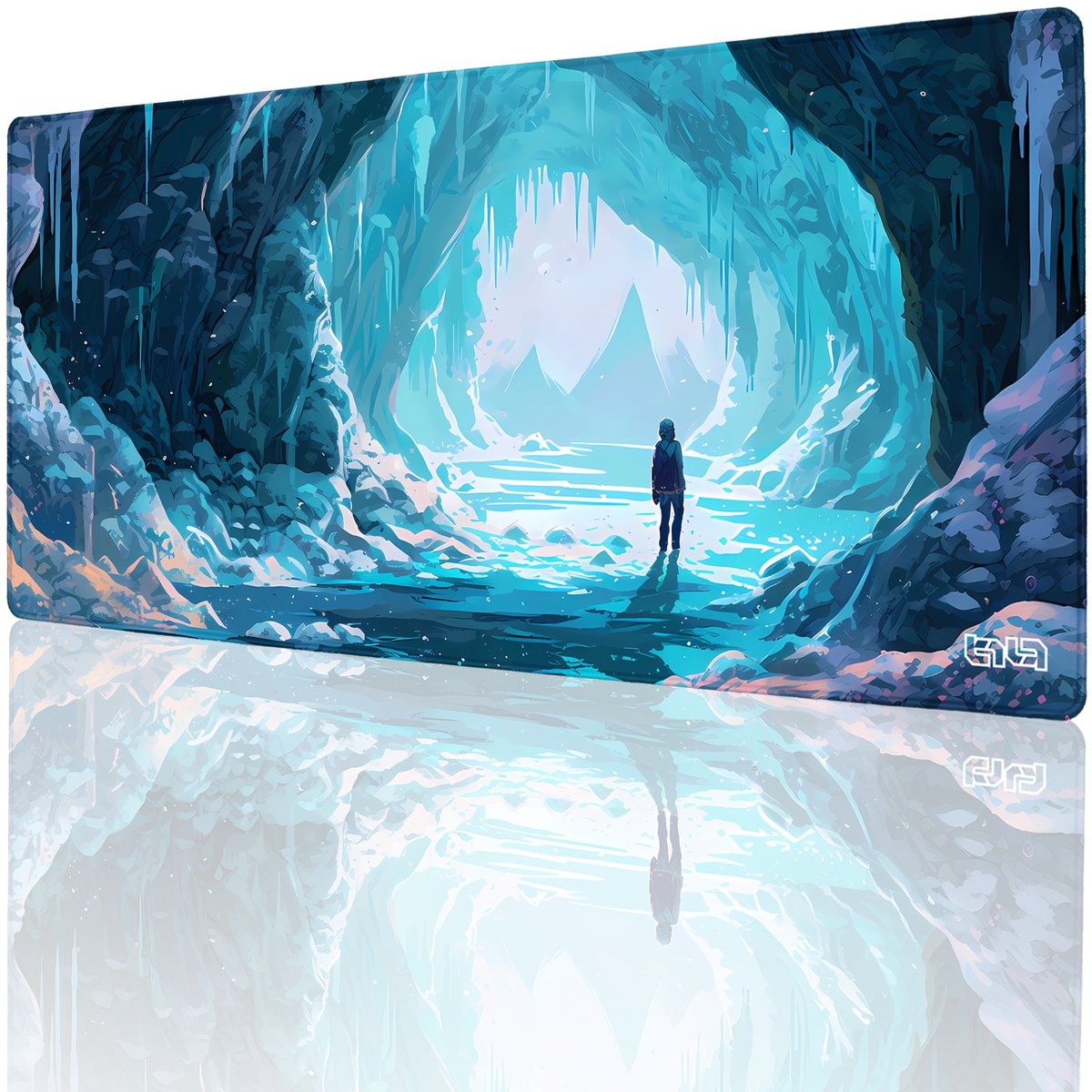 PODKŁADKA POD MYSZ GAMINGOWA Łamigłówka Mrozu 90x40 TILT Wytrzymała