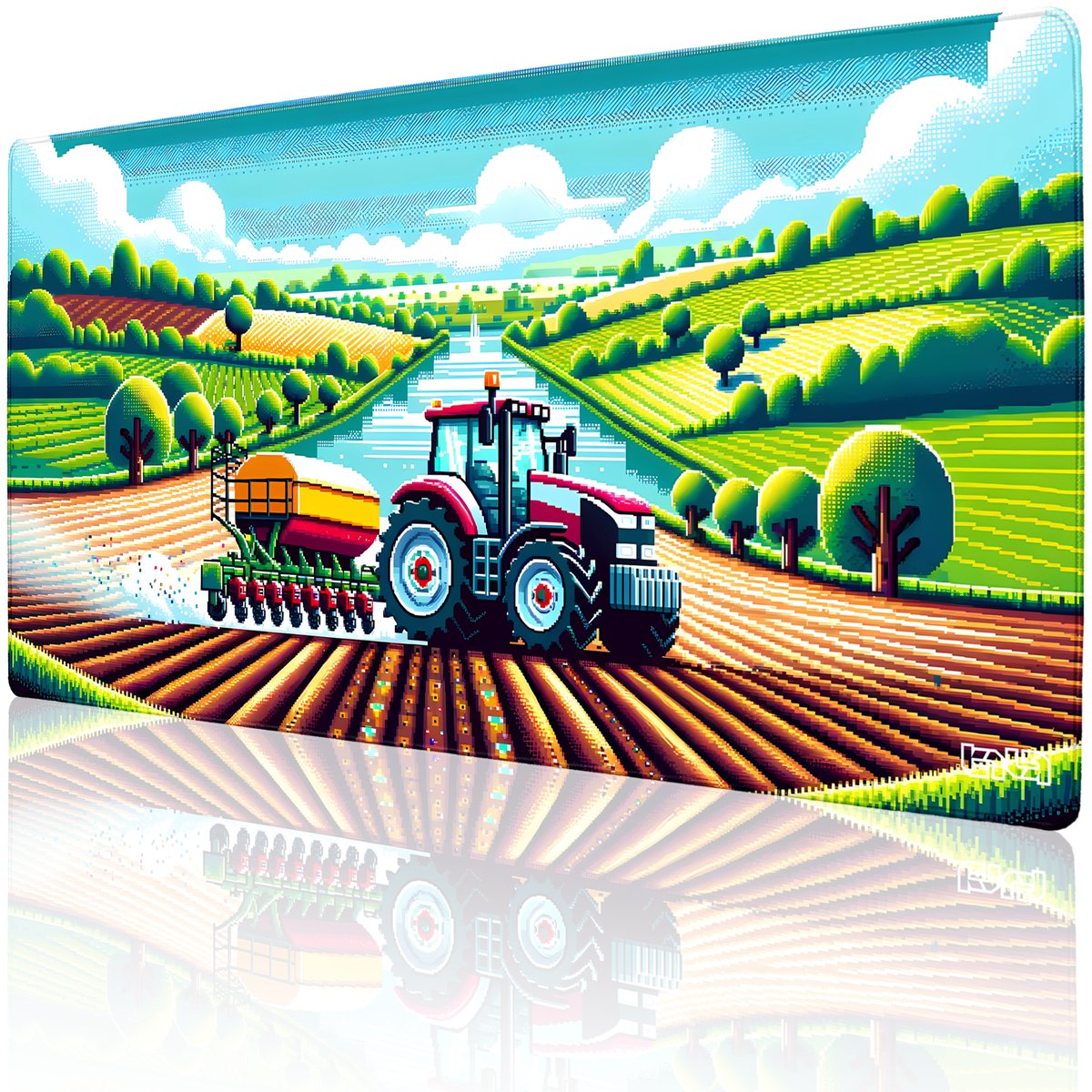 PODKŁADKA POD KLAWIATURĘ Symulator Farmy 100x50 TILT Antypoślizgowa