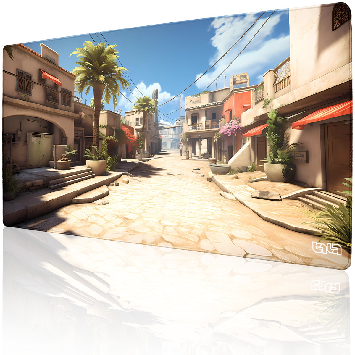 DUŻA PODKŁADKA POD MYSZKĘ De_Tropic 100x50 TILT Gamingowa Prezent XXL