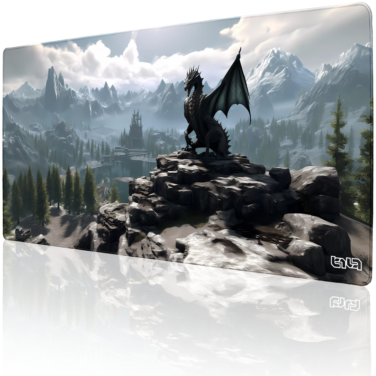 PODKŁADKA POD MYSZ GAMINGOWA Smocza Władza 100x50 TILT Dla gracza