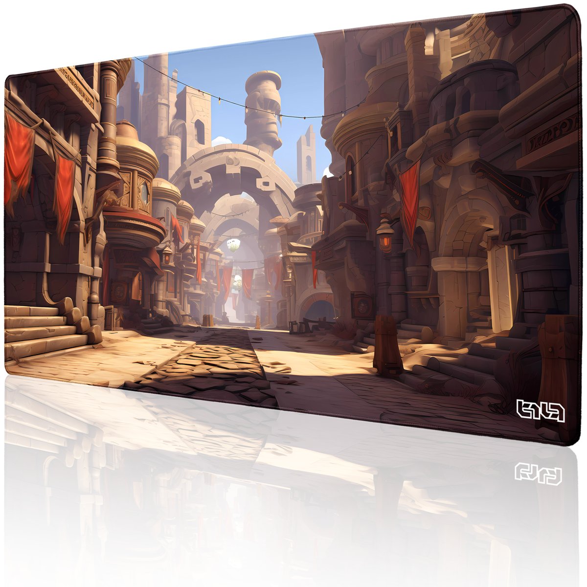 PODKŁADKA POD KLAWIATURĘ Miasto Scorched Oasis 100x50 TILT Dla gracza