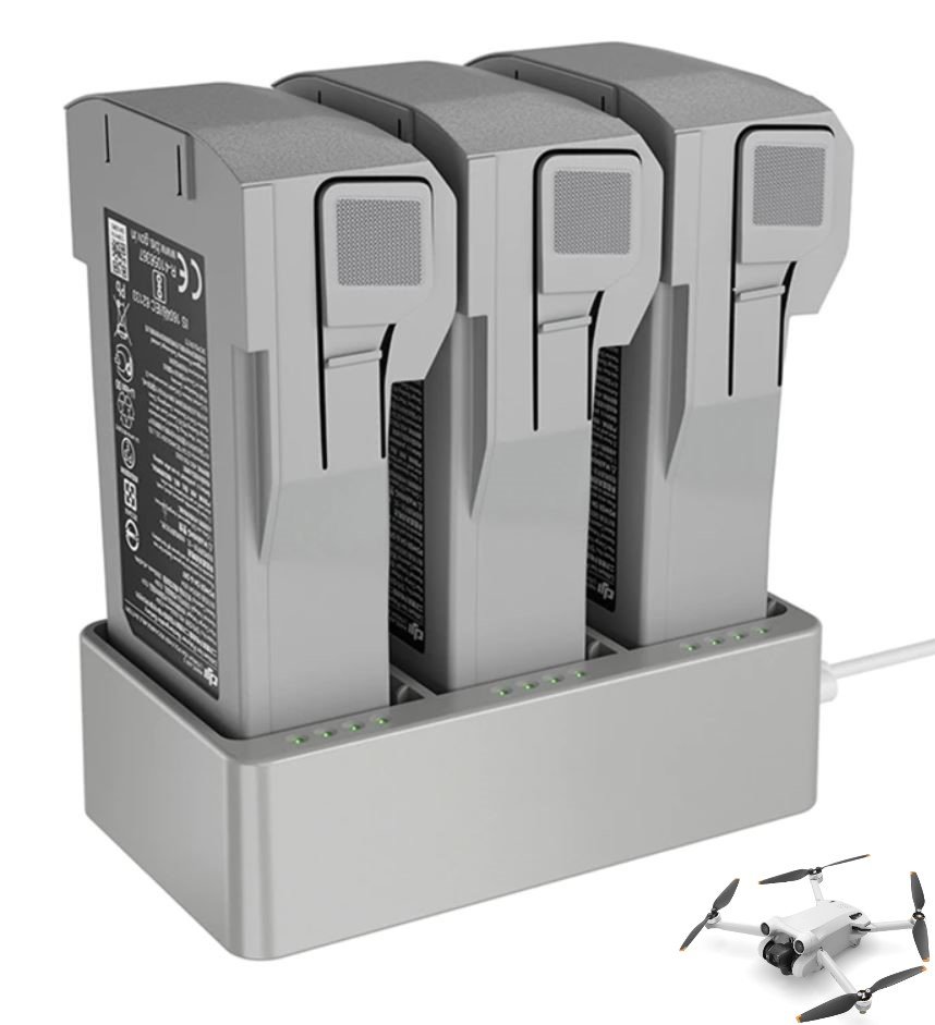 Ładowarka HUB dron DJI Mini 3 / Mini 3 Pro / Mini 4 Pro 3aku