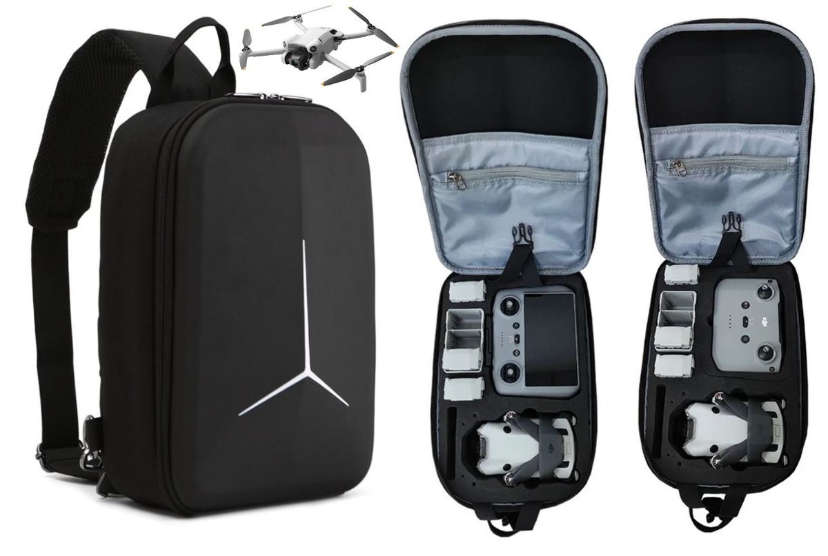 Plecak torba dron DJI Mini 3 / Mini 3 Pro / Mini 4 Pro MERC pojemna lekka
