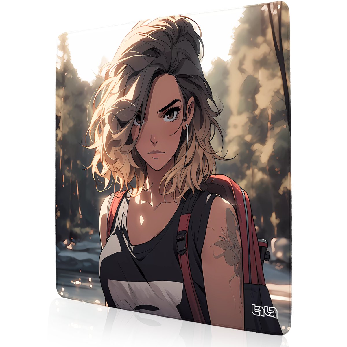 PODKŁADKA POD MYSZ GAMINGOWA Claire 50x50 TILT Wytrzymała XXL Wodoodporna