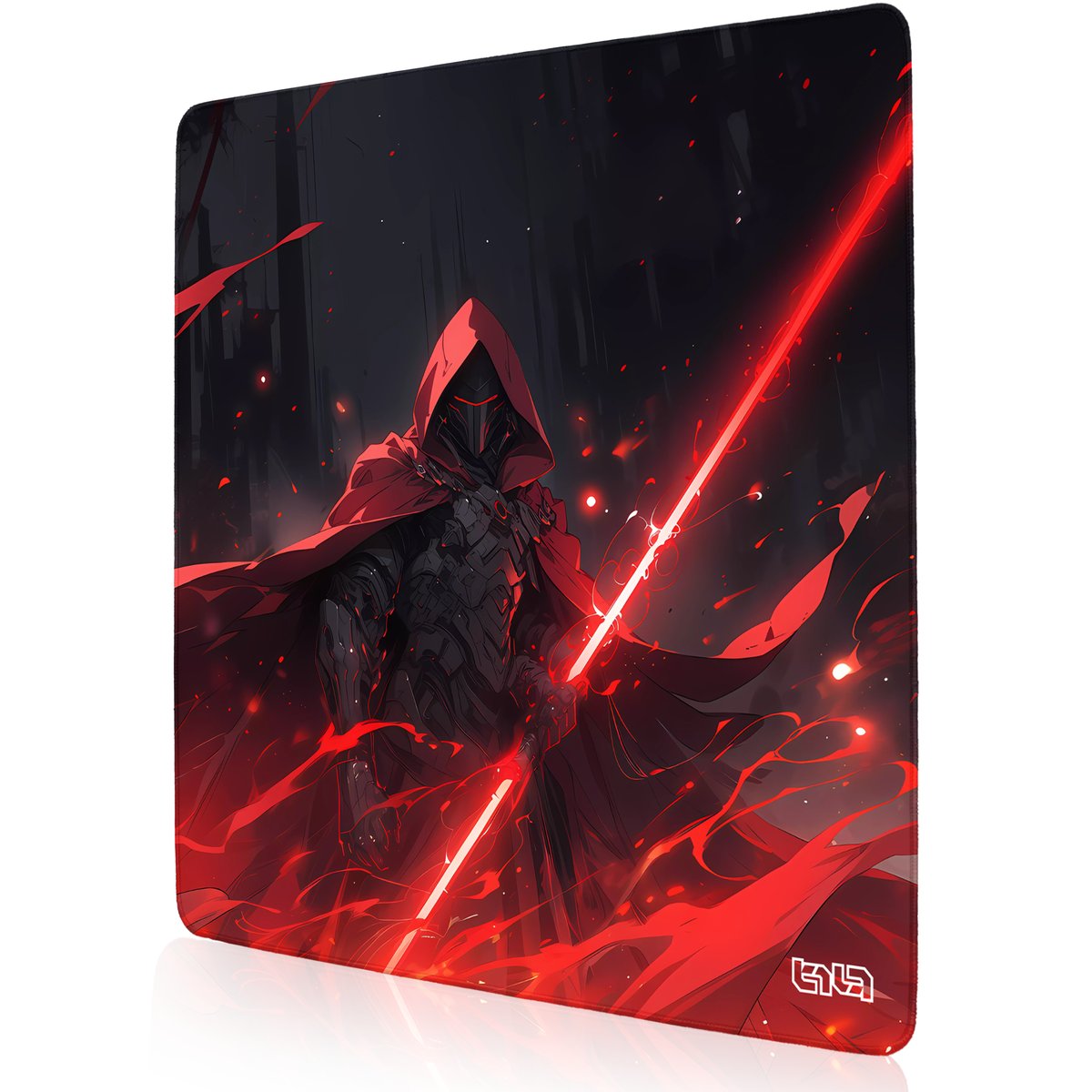 PODKŁADKA POD MYSZ GAMINGOWA Czerwone Świetliste Ostrze 50x50 TILT Prezent