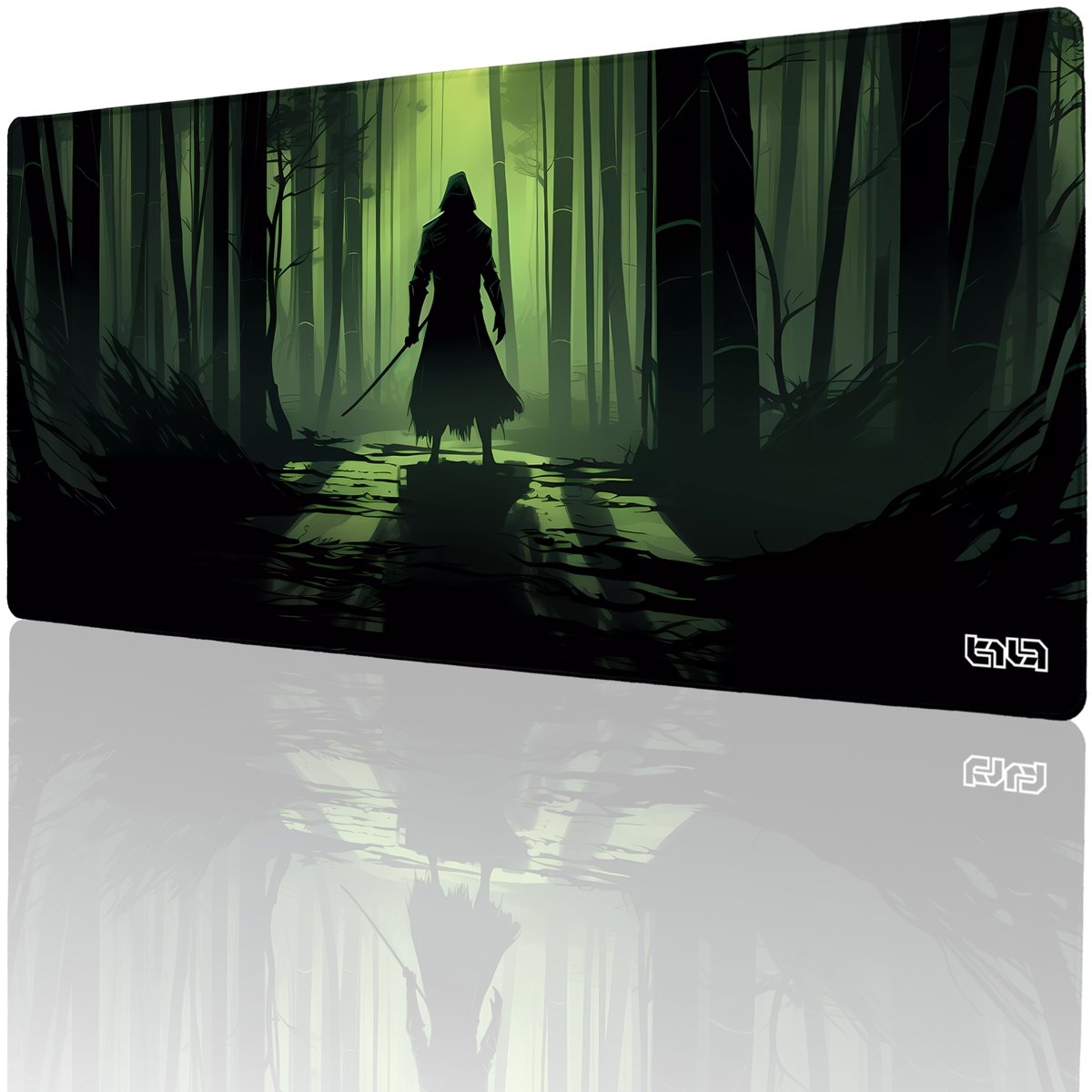 DUŻA PODKŁADKA POD MYSZKĘ Bamboo Forest 90x40 TILT Dla gracza Gamingowa