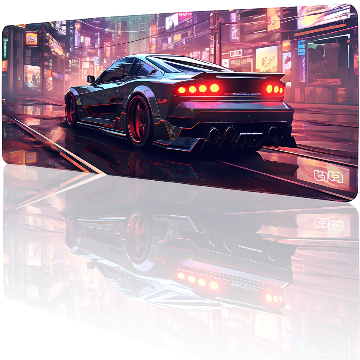 DUŻA PODKŁADKA POD MYSZKĘ Tokio po Zmroku 80x30 TILT Gamingowa Duża