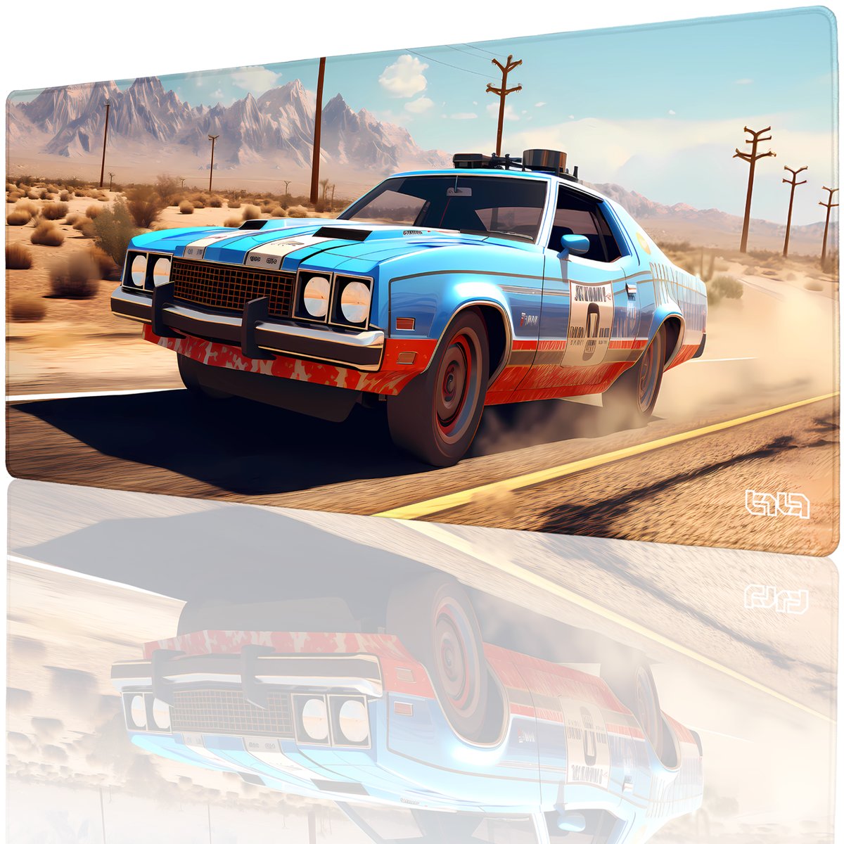 DUŻA PODKŁADKA POD MYSZKĘ Route 56 90x40 TILT Wodoodporna Antypoślizgowa