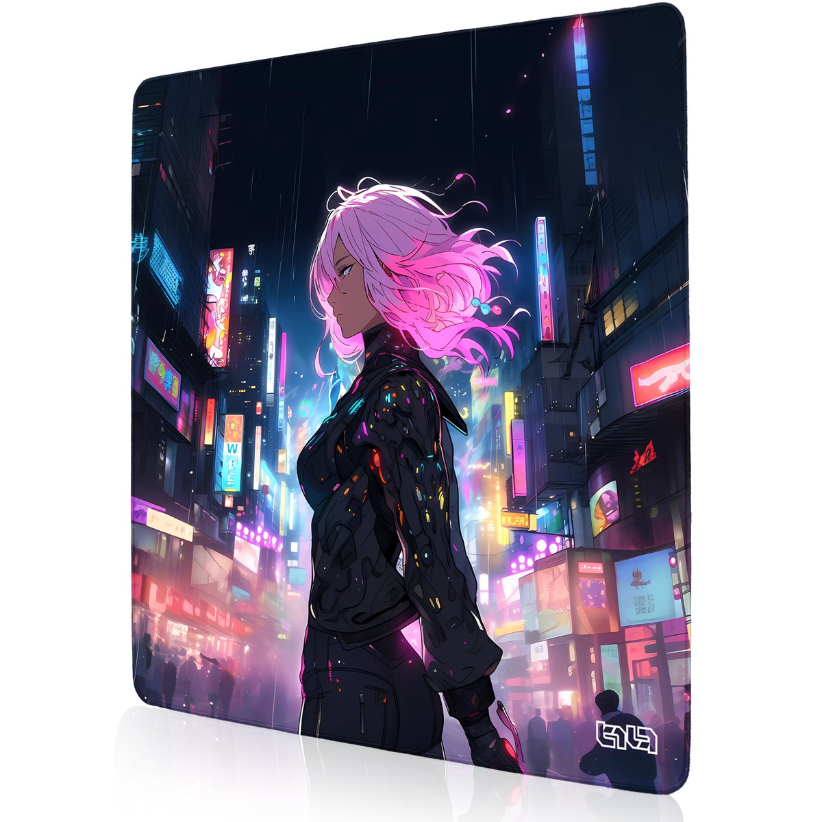 DUŻA PODKŁADKA POD MYSZKĘ Pink Future 50x50 TILT Dla gracza XXL XL