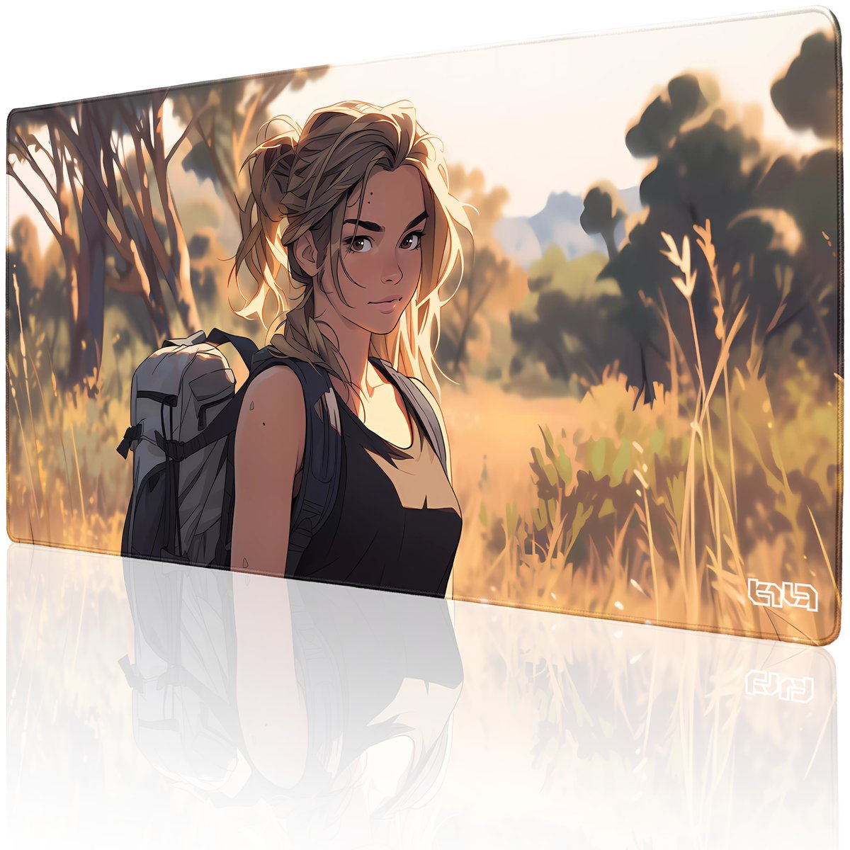 DUŻA PODKŁADKA POD MYSZKĘ Bea 100x50 TILT XL Na biurko Wytrzymała Prezent