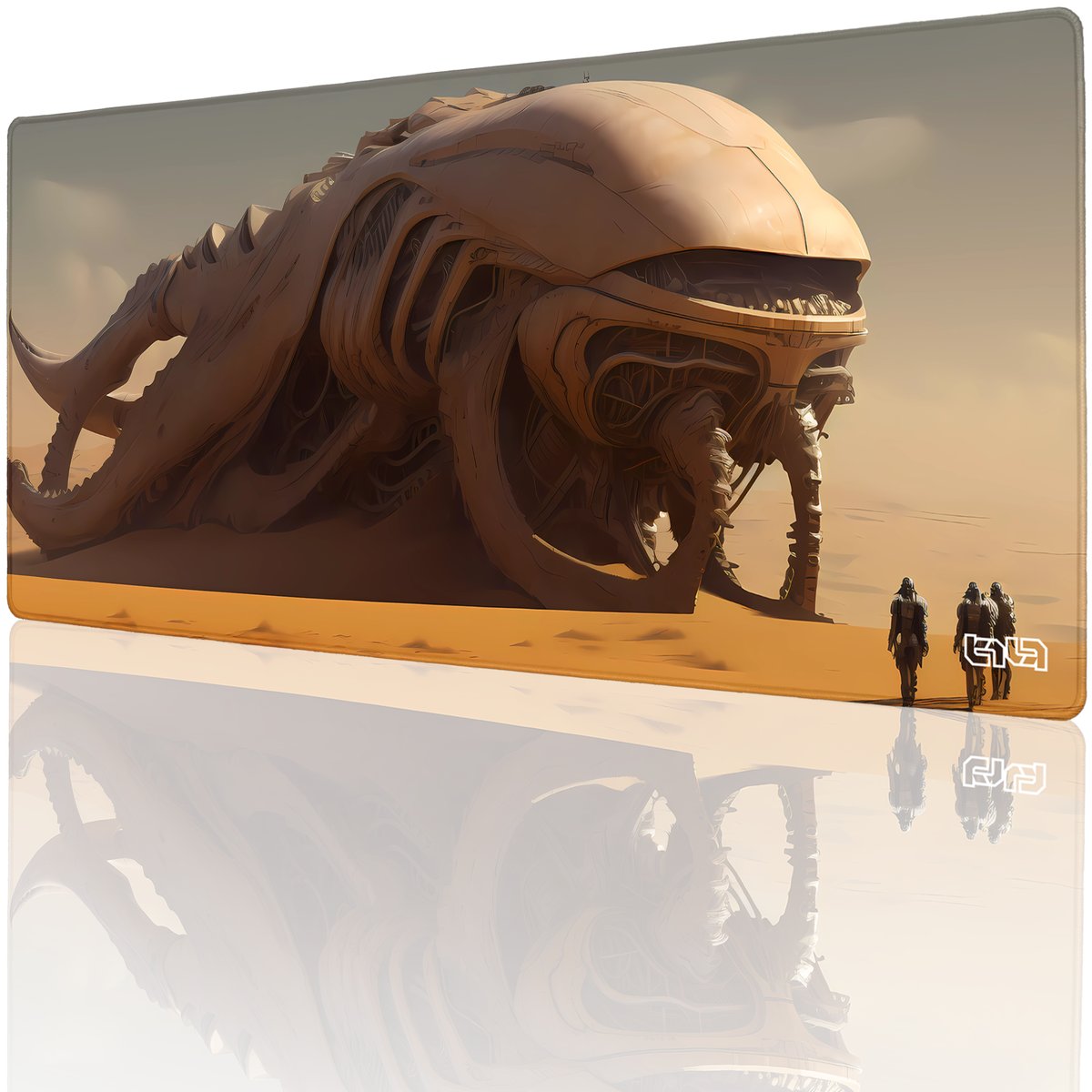 PODKŁADKA POD MYSZ GAMINGOWA Stalowy Czerw Pustyni 90x40 TILT Gamingowa