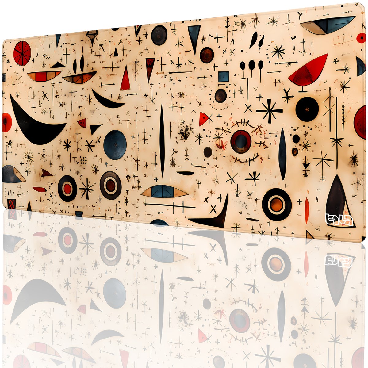 DUŻA PODKŁADKA POD MYSZKĘ Pierwotna Rycina 90x40 TILT Wytrzymała