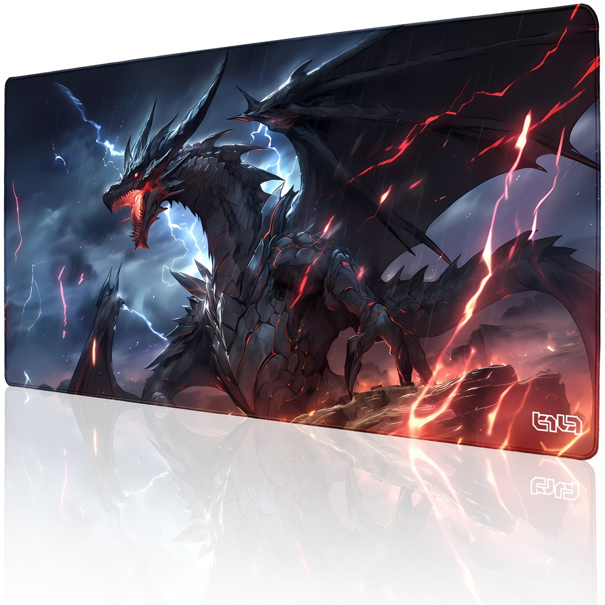 PODKŁADKA POD MYSZ MYSZKĘ Dragon of Death 100x50 TILT Na biurko Duża