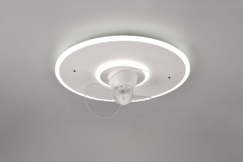 Nybro lampa sufitowa z wentylatorem i pilotem 2xLED/30W biała R64133131