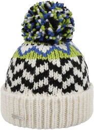 Czapka z Pomponem Ventova by Seeberger, kremowobiały, One Size