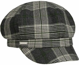 Czapka Kaszkiet Gadiala Check by Seeberger, zielony, One Size