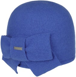 Czapka z Sukna Wełnianego Litika by Seeberger, niebieski, One Size