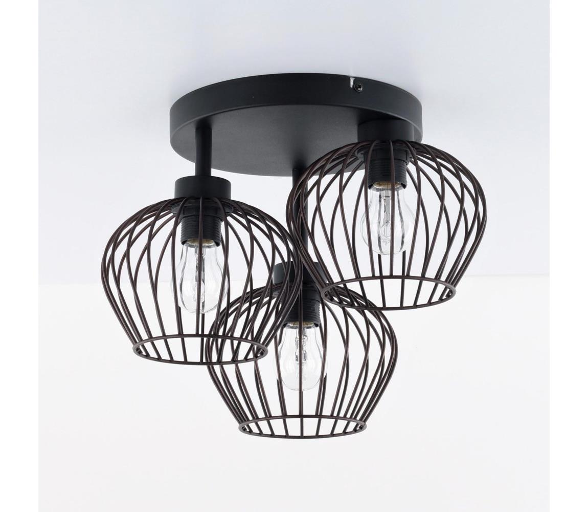 Żyrandol natynkowy TINA 3xE27/15W/230V