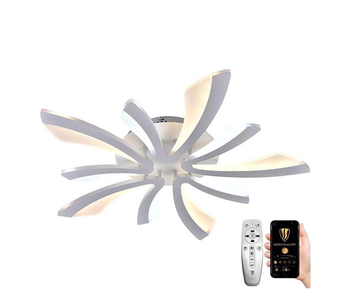 Brilagi - LED Ściemnialny żyrandol natynkowy TWIST LED/55W/230V 3000-6500K biały + pilot