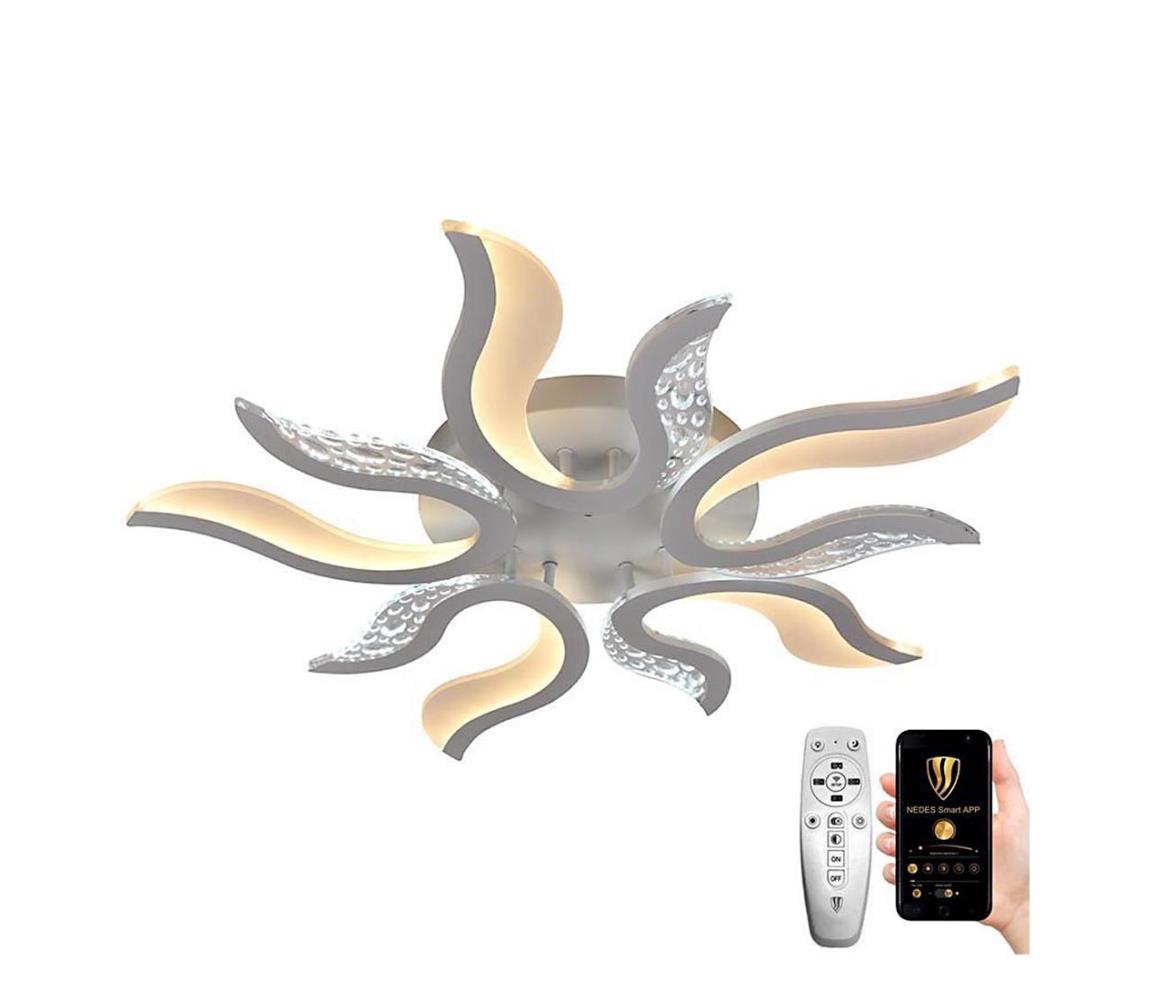 Brilagi - LED Ściemnialny żyrandol natynkowy TWIST LED/65W/230V 3000-6500K biały + pilot