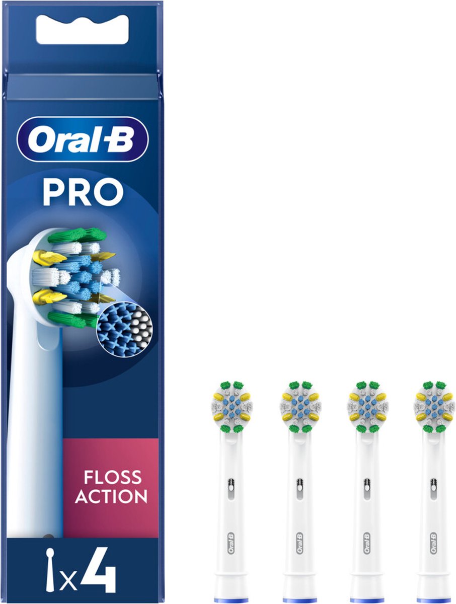 Braun Oral-B końcówki do szczoteczki elektrycznej FlossAction / MicroPulse EB25-4 - 4szt. 