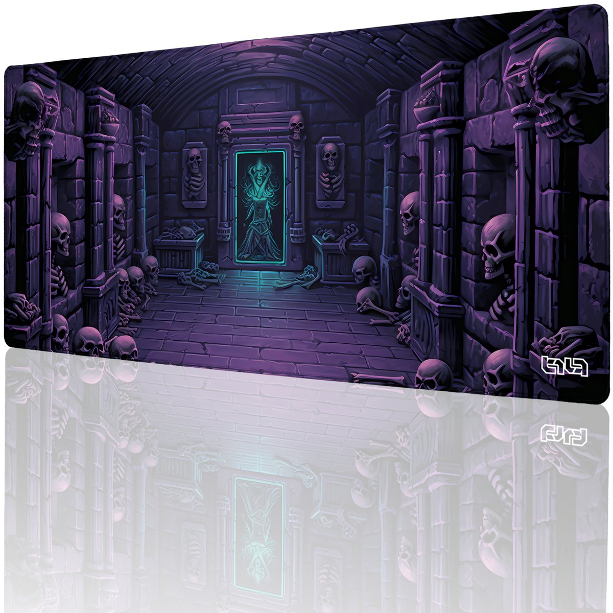 PODKŁADKA POD MYSZ GAMINGOWA Retro Krypta 90x40 TILT Na biurko Wytrzymała