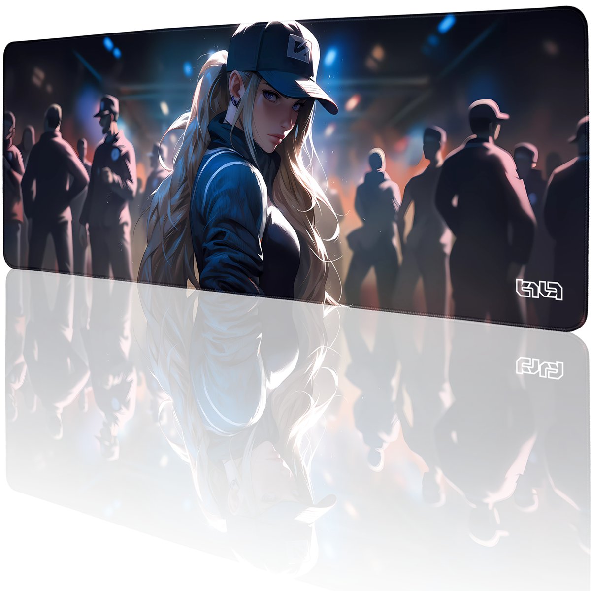 PODKŁADKA POD MYSZ GAMINGOWA Elesa 80x30 TILT Antypoślizgowa Wytrzymała XL