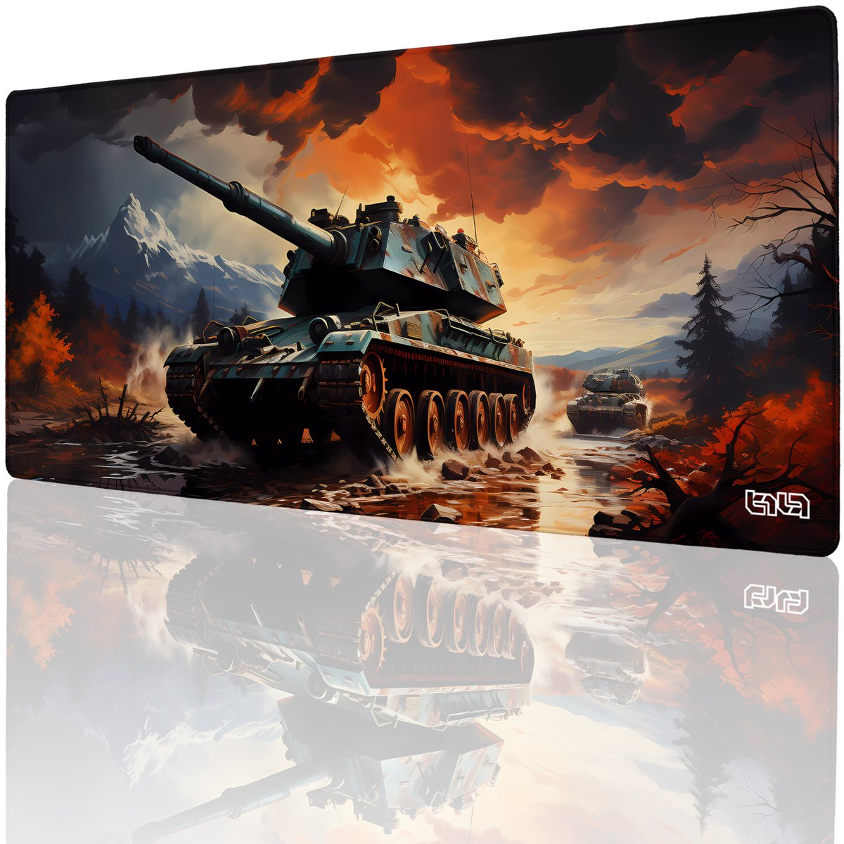 PODKŁADKA POD KLAWIATURĘ Niszczyciel Czołgów 90x40 TILT XXL Na biurko