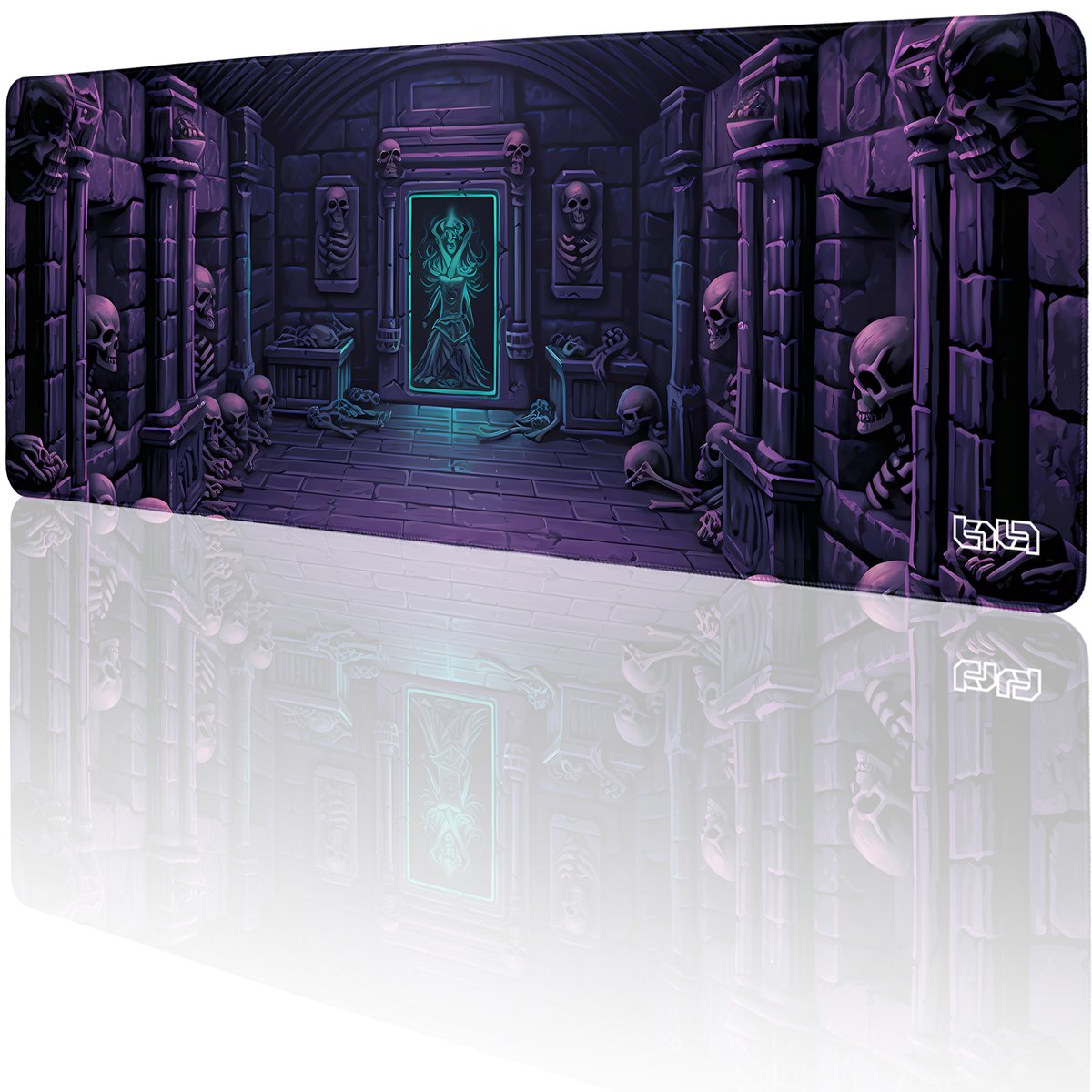 PODKŁADKA POD MYSZKĘ XXL Retro Krypta 80x30 TILT Wodoodporna