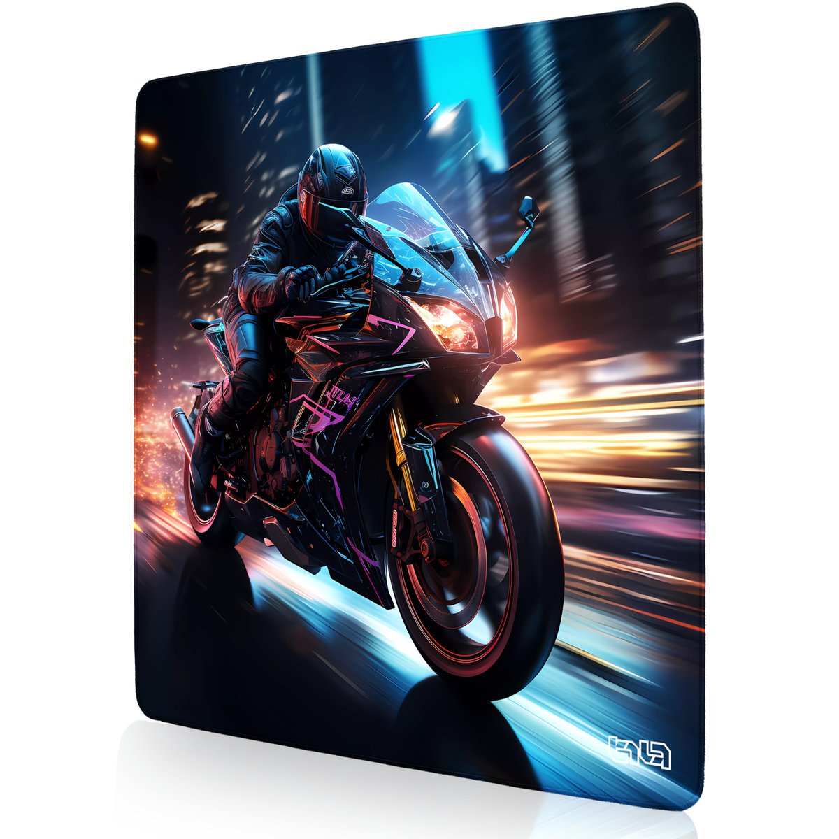 PODKŁADKA POD MYSZ GAMINGOWA Neonowy Jednoślad 50x50 TILT Gamingowa