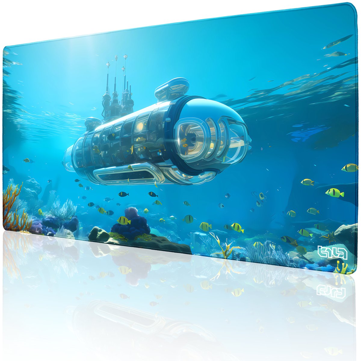 DUŻA PODKŁADKA POD MYSZKĘ Łódź Kapitana Nemo 100x50 TILT XXL Duża