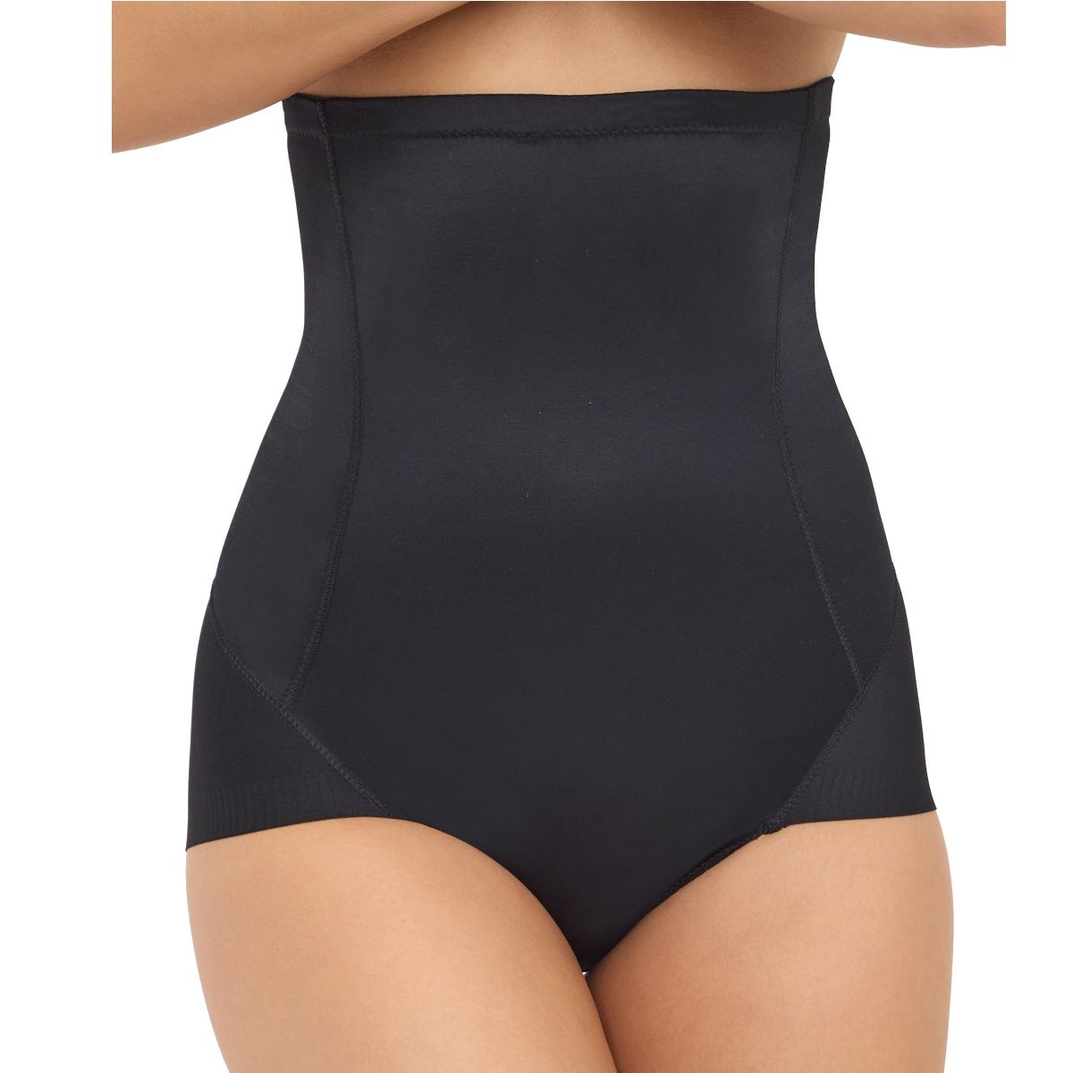 Figi damskie z wysoką talią 025 modelujące czarne  XL