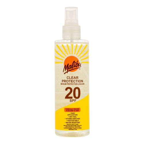 Malibu Clear Protection SPF20 Preparat do opalania ciała 250 ml