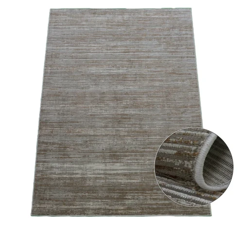 NOWOCZESNY DYWAN ESPRIT 140x190 BEIGE 3D 3605