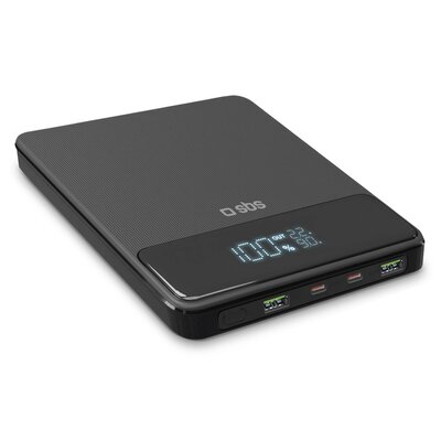 Powerbank SBS Power Lite LCD 20000 mAh 100W Delivery Czarny