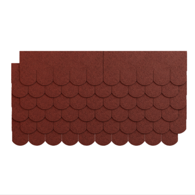 Gont bitumiczny ETA karpiówka 800 czerwony 3 m² Nexler