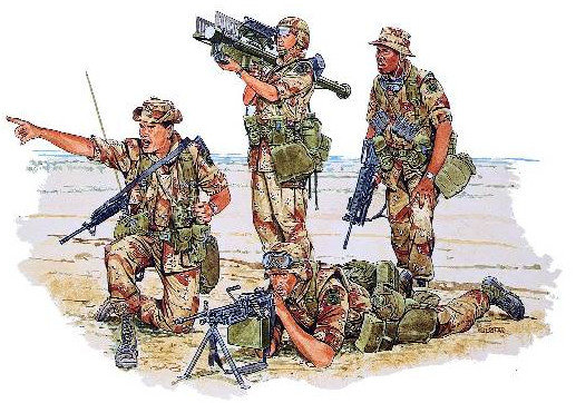 Dragon, model do składania US 82nd Airborne Desert Shield