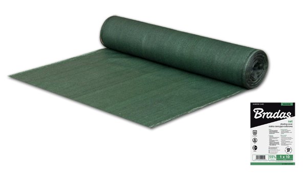 Siatka cieniująco-osłonowa BRADAS AS-CO6010050GR, 60 g/m², 1 x 50 m