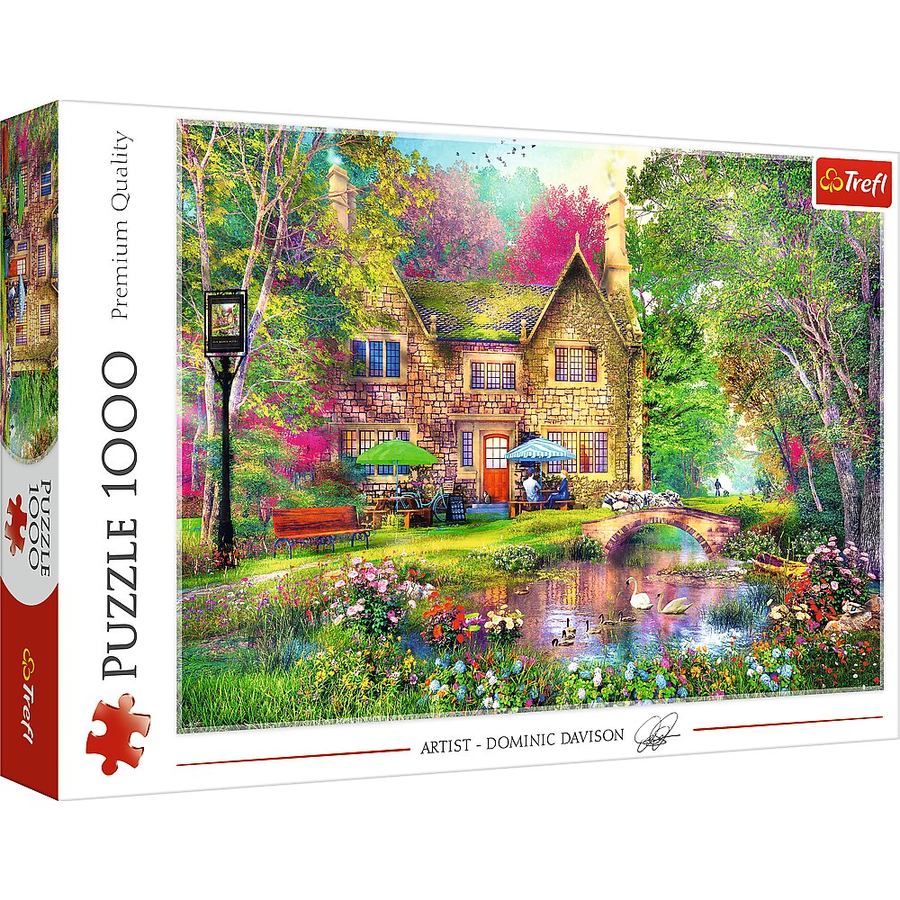 Trefl, Tea Time, puzzle, leśna przystań, 1000 elementów