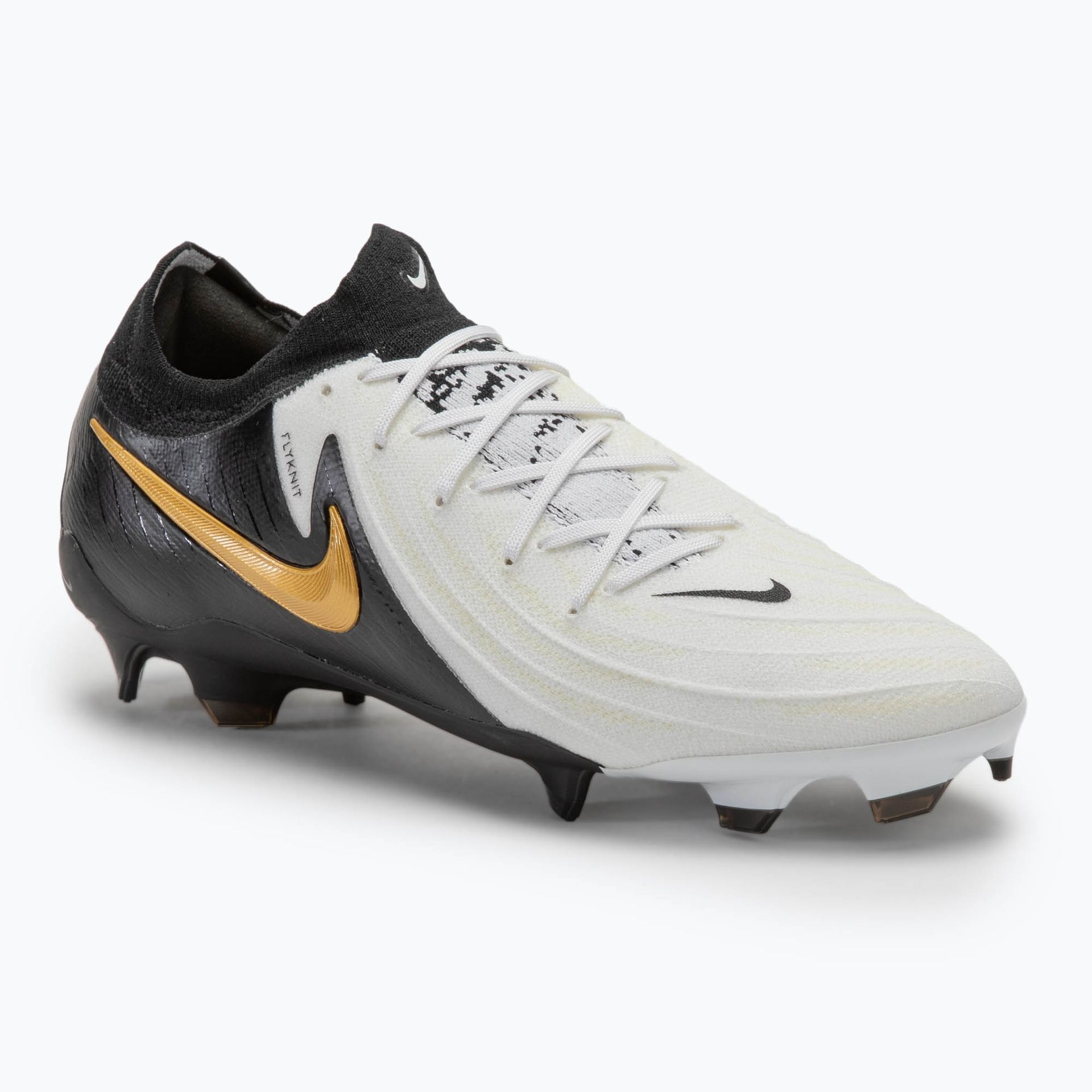 Buty piłkarskie męskie Nike Phantom GX II Pro FG white/metallic gold coin/black WYSYŁKA W 24H 30 DNI NA ZWROT