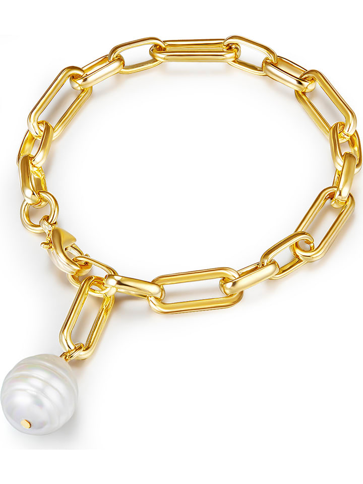 Yamato Pearls Pozłacana bransoletka z perłą