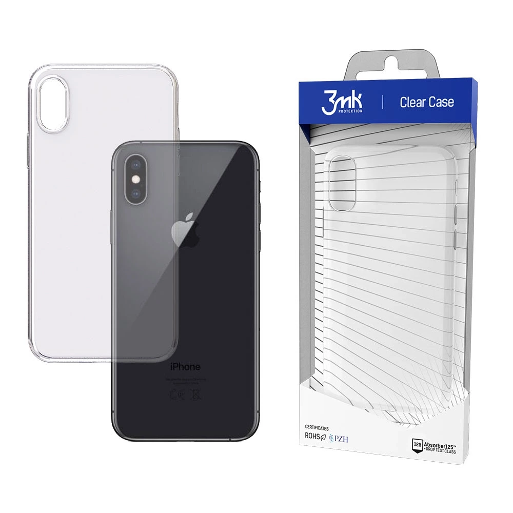 Etui 3mk Clear Case na iPhone Xs - przezroczyste