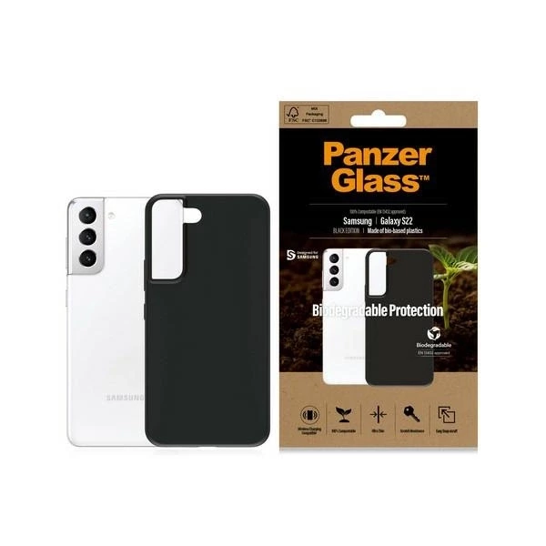 Etui PanzerGlass Biodegradable Case do Samsung Galaxy S22 - czarne