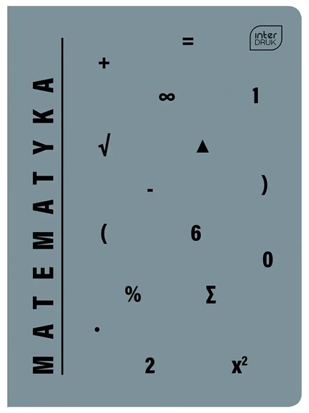 Zeszyt A5 60 kratka M 70g UV Matematyka - INTERDRUK