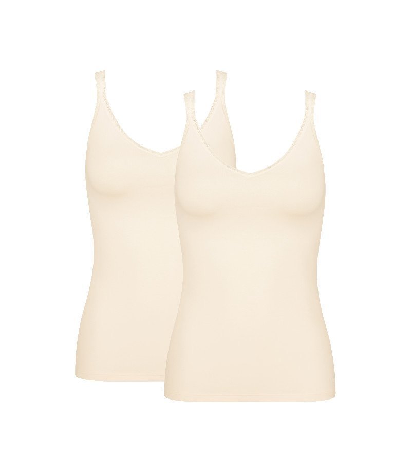 Sloggi, 2 x Koszulka damska sloggi GO Shirt 01 C2P, rozmiar XS